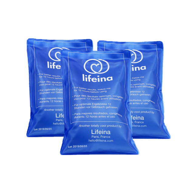 3 gel packs