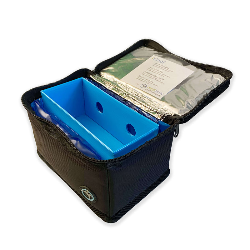 iCool vacbag medicijnenkoeltas vooraanzicht binnenkant