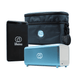 product foto van 3 lifeina producten die een reisset vormen voor reizen met gekoelde medicijnen. 